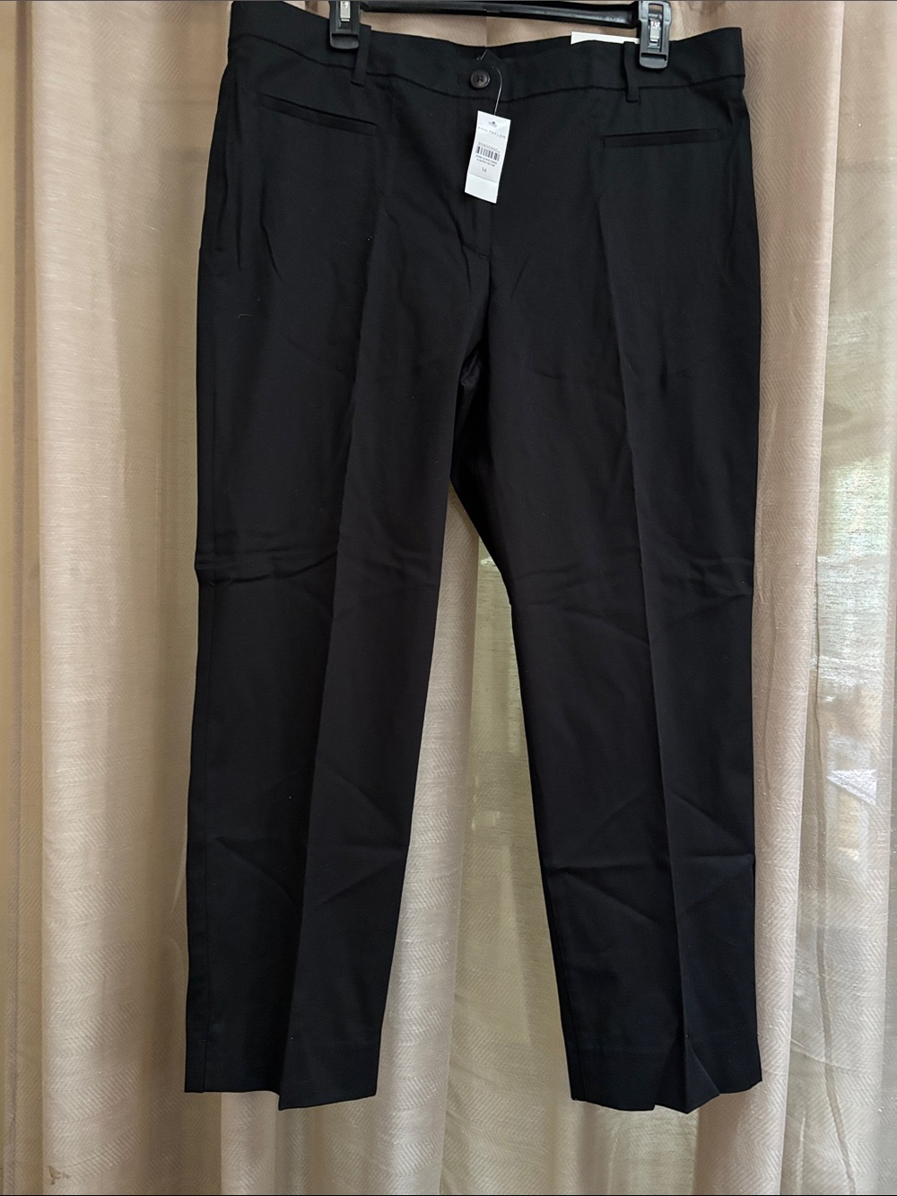 Ann Taylor Black Crop Pants - NWT 14
